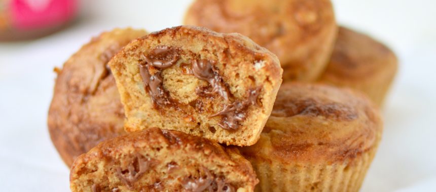 Peanutbutter Banana Muffins