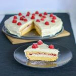 Erfrischende Himbeer-Zitronen-Torte